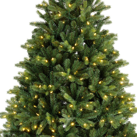 Everlands 2.1m (7ft) Freiburg Pine Pre-Lit Artificial Christmas Tree