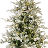 Everlands 2.1m (7ft) Grandis Fir Snowy Pre-Lit Artificial Christmas Tree