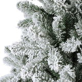 Everlands 2.1m (7ft) Monarch Pine Snowy Artificial Christmas Tree