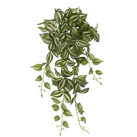 Everlands 80cm Artificial Polyester Tradescantia Bush - Old Railway Line Garden Centre