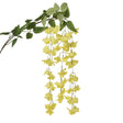 Everlands 85cm Polyester Soft Yellow Morning Glory Spray - Old Railway Line Garden Centre