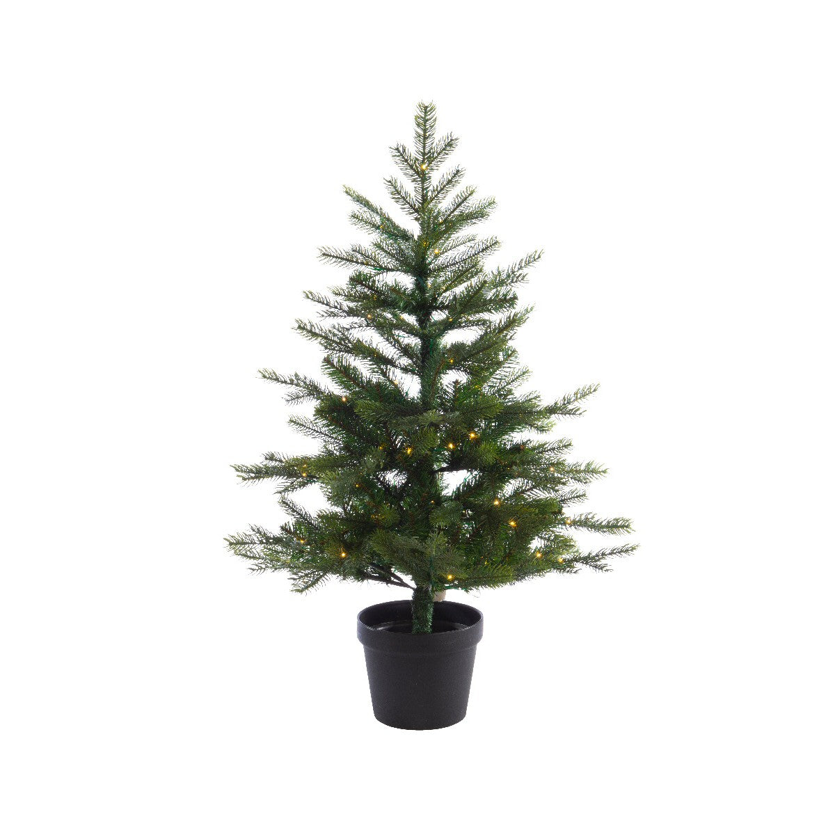 Everlands 90cm LED Grandis Pot Artificial Christmas Tree