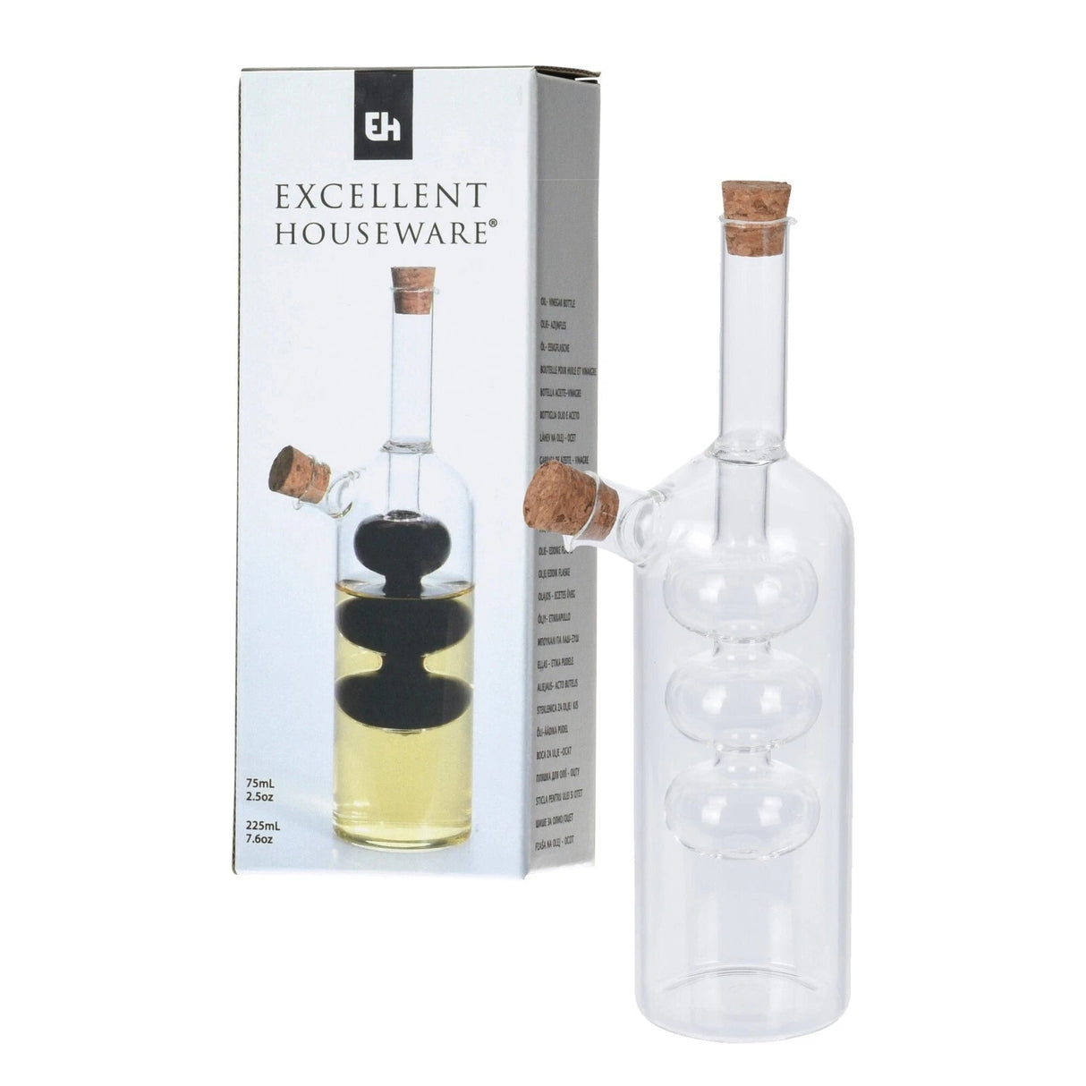 Excellent Houseware Oil & Vinegar Glass Bottle - Old Railway Line Garden Centre
