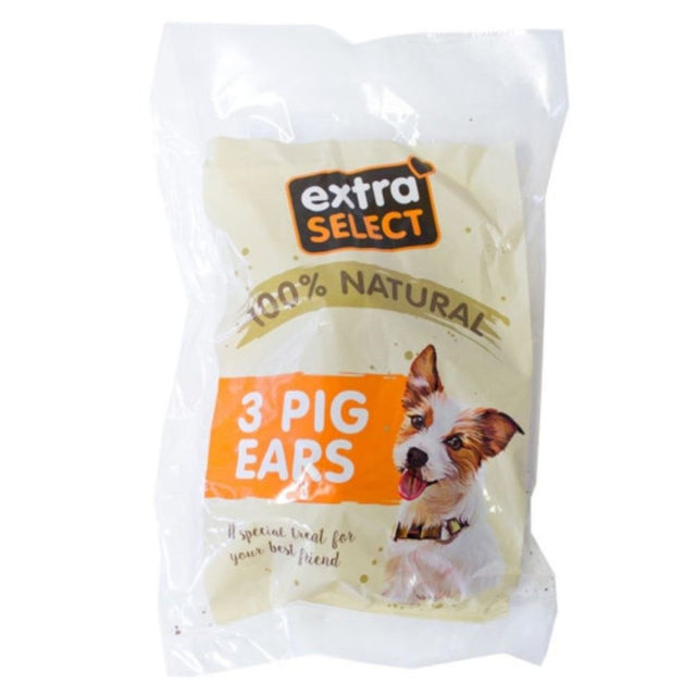 Extra Select Pigs Ears Dog Treats - 3 Pack - Old Railway Line Garden Centre