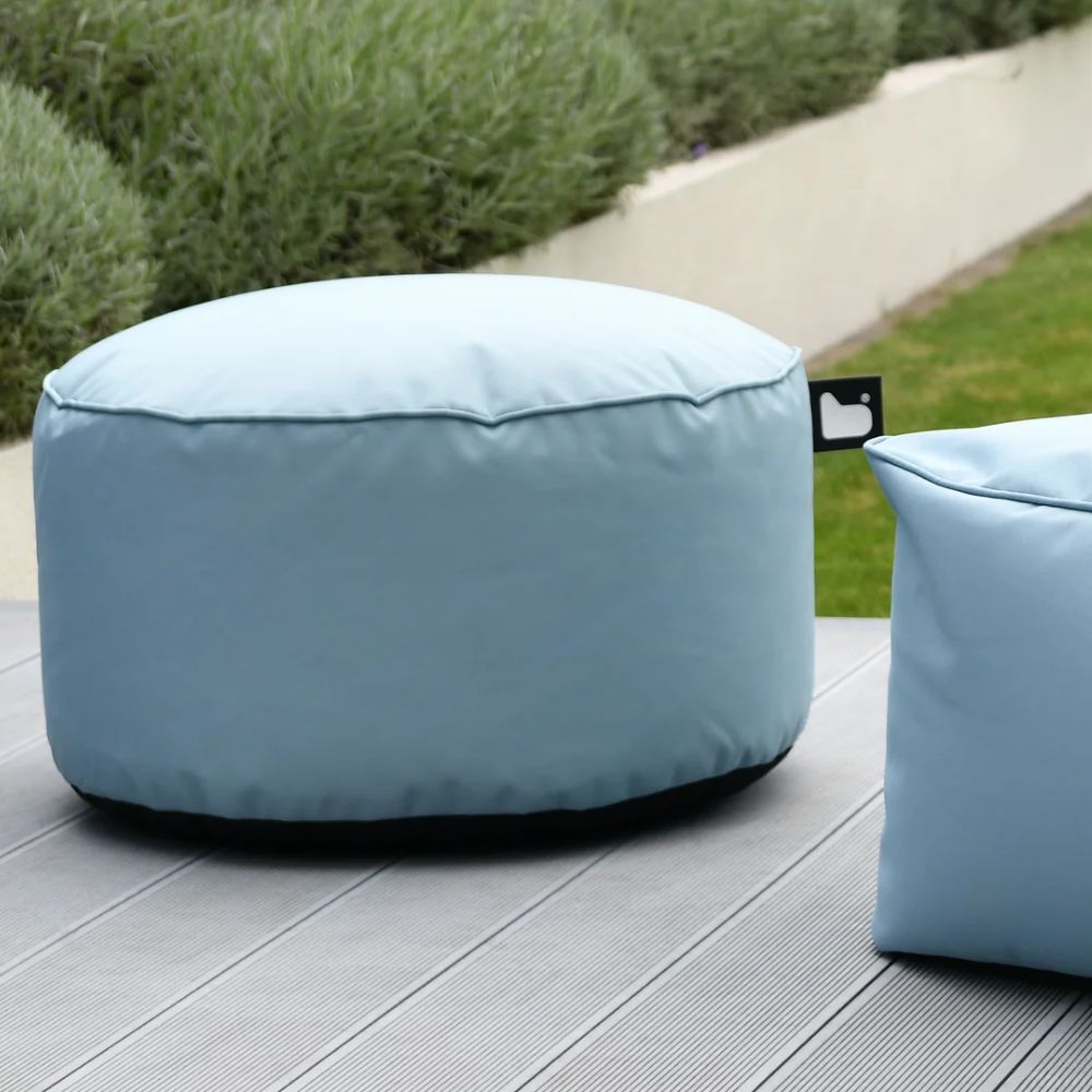 Extreme Lounging 60cm Outdoor B-Poufe - Sea Blue - Old Railway Line Garden Centre
