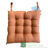 Extreme Lounging 9 - Hole Seat Pad Chair Cushion - Copper Orange - Old Railway Line Garden Centre