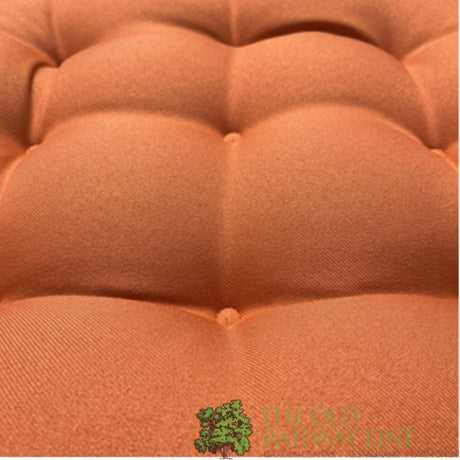 Extreme Lounging 9 - Hole Seat Pad Chair Cushion - Copper Orange - Old Railway Line Garden Centre