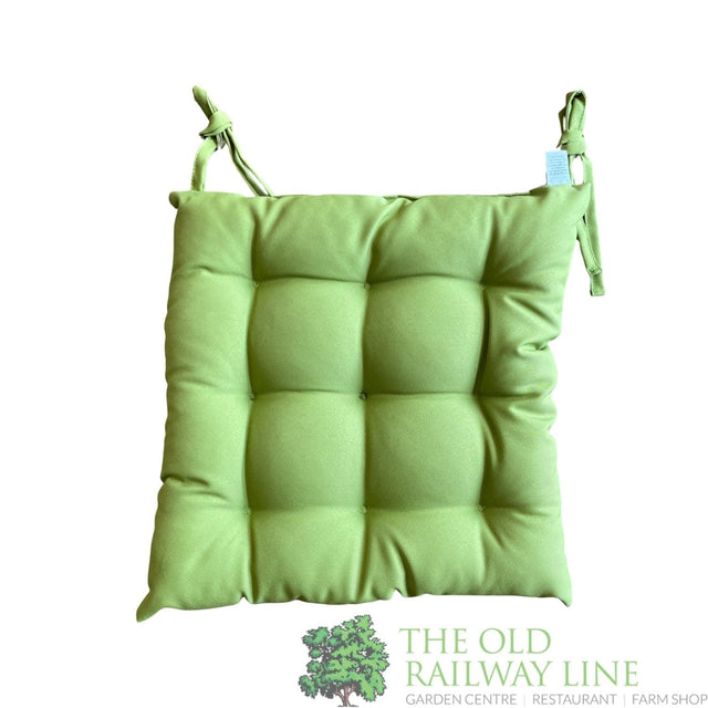 Extreme Lounging 9 - Hole Seat Pad Chair Cushion - Margarita Green - Old Railway Line Garden Centre