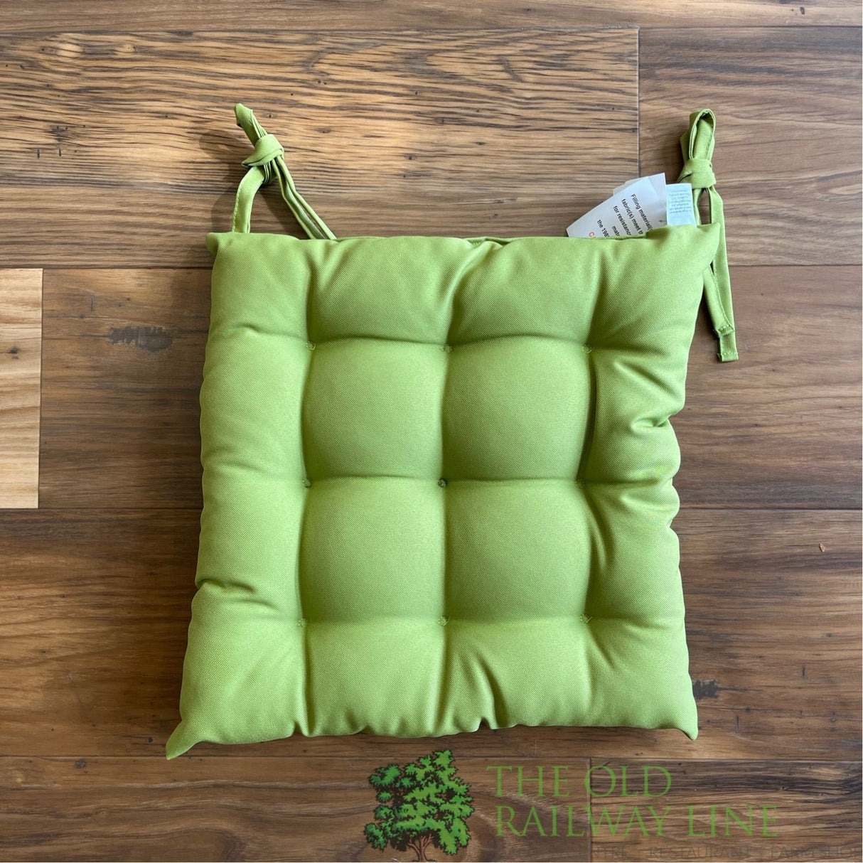 Extreme Lounging 9 - Hole Seat Pad Chair Cushion - Margarita Green - Old Railway Line Garden Centre