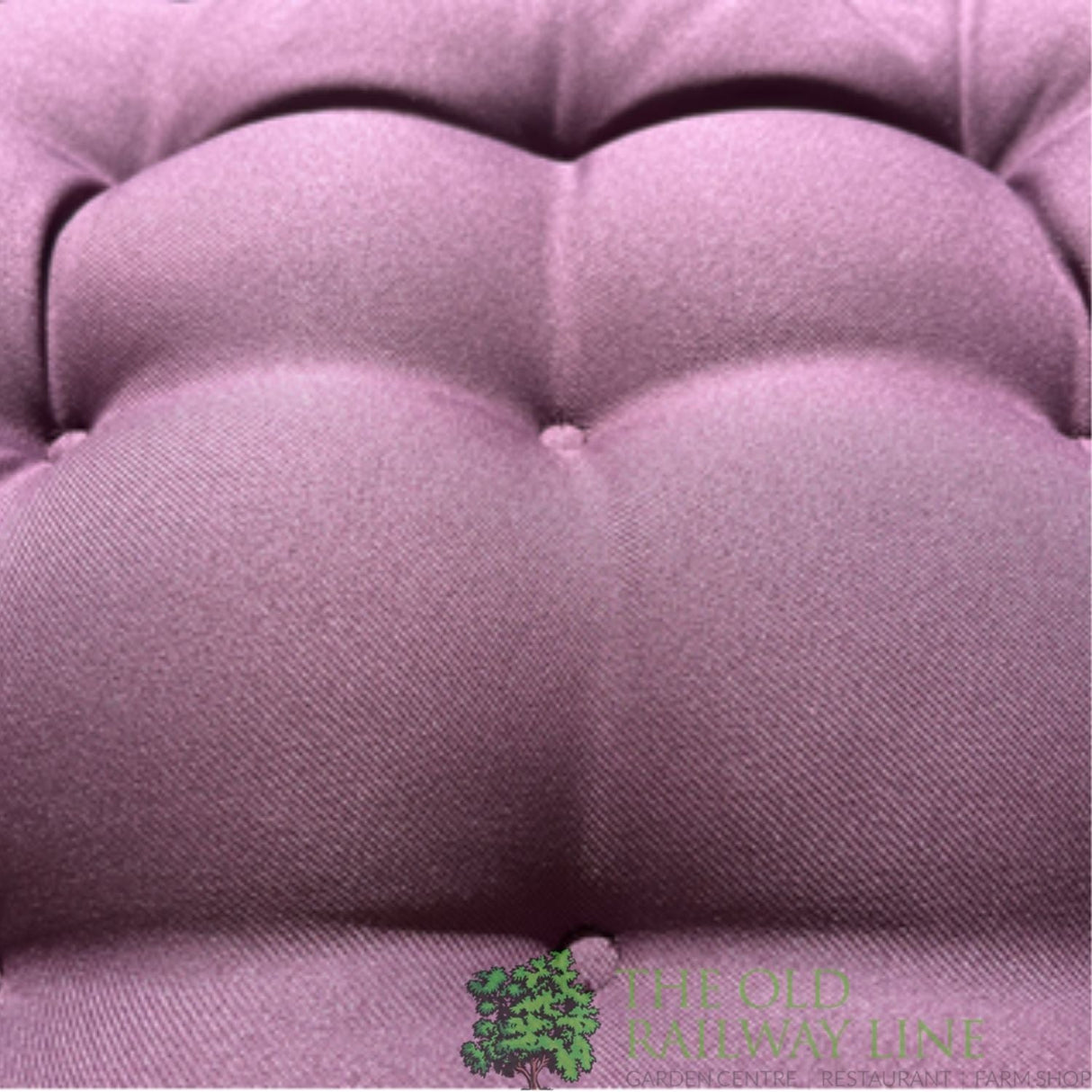 Extreme Lounging 9 - Hole Seat Pad Chair Cushion - Plum - Old Railway Line Garden Centre