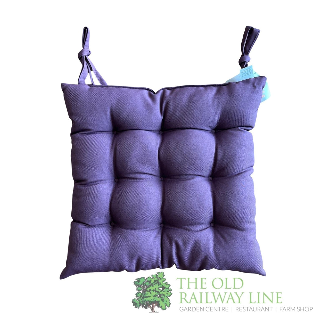 Extreme Lounging 9 - Hole Seat Pad Chair Cushion - Plum - Old Railway Line Garden Centre