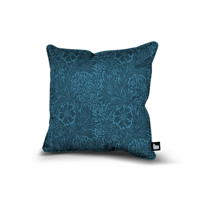 Extreme Lounging B-Cushion William Morris Outdoor Scatter Cushion - Blue - Old Railway Line Garden Centre