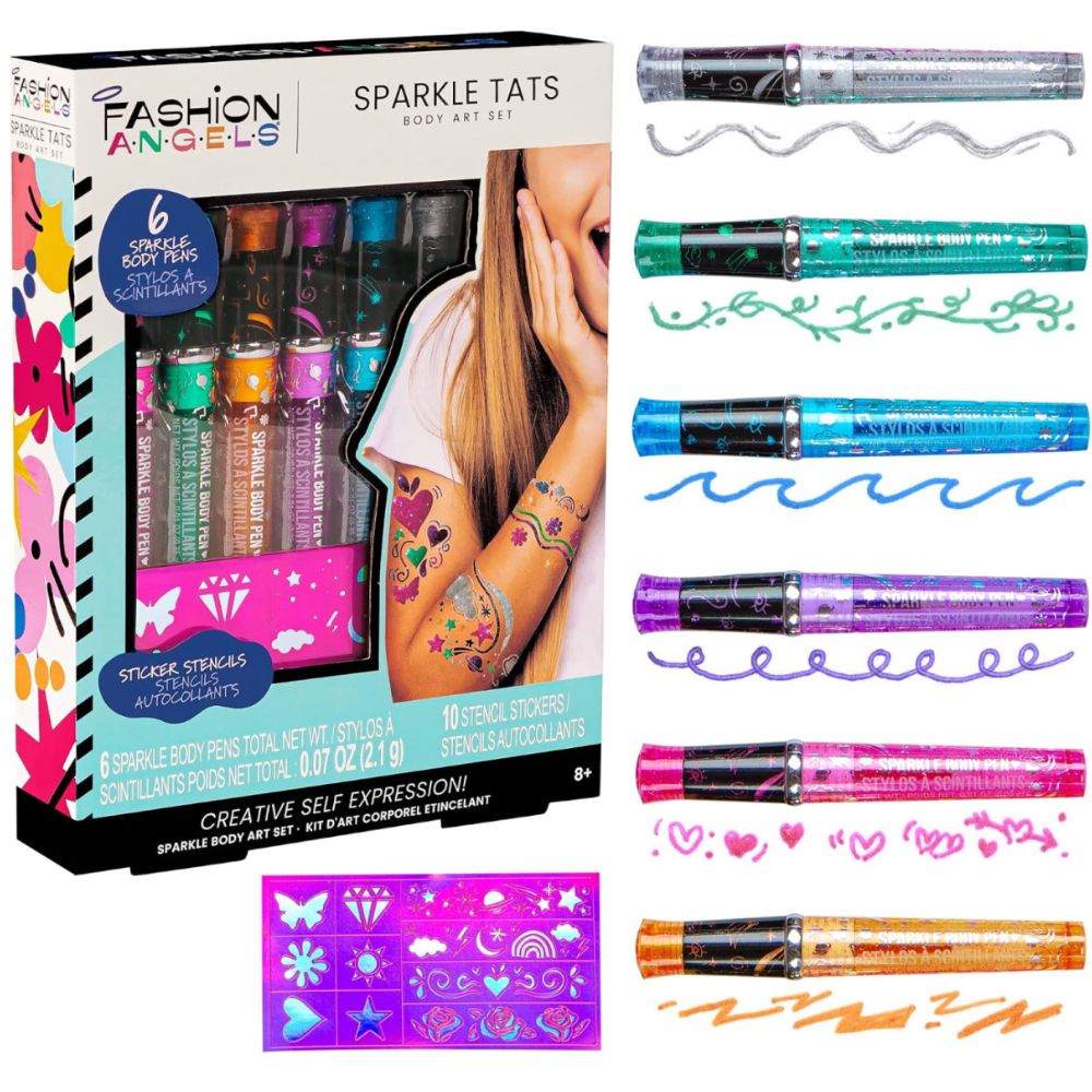 Fashion Angels Sparkle Tats Body Art Set
