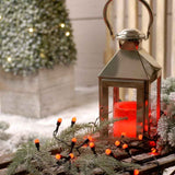 Festive 100 Red LED Battery Operated Berry String Lights (9.9m)