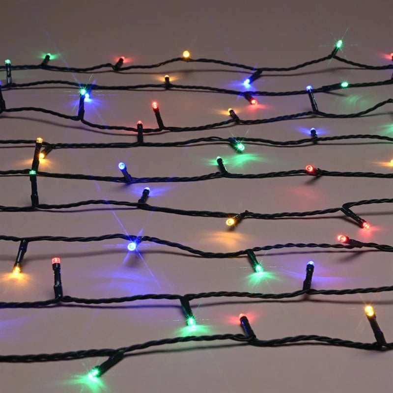 Festive 400 LED Battery Timer String Christmas String Lights - Multi Colour - P066469