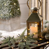 Festive 50 LED Battery Timer String Christmas String Lights - Warm White - P066444