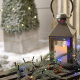 Festive 50 Multi Colour LED Battery Operated String Lights (4.9m)
