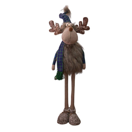 Festive 67cm Standing Telescopic Legs Reindeer