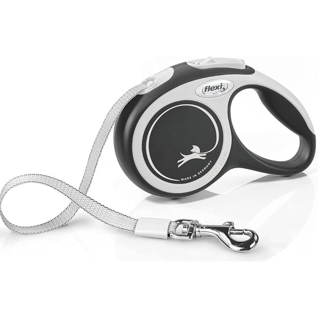 Flexi Comfort Grey & Black Dog Lead - XS - Old Railway Line Garden Centre