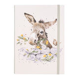 Wrendale 'Fine and Dandy' Donkey Flexi Notebook