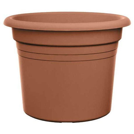 Florus 35cm Mediterran Cilindro Flower Pot - Terracotta - Old Railway Line Garden Centre