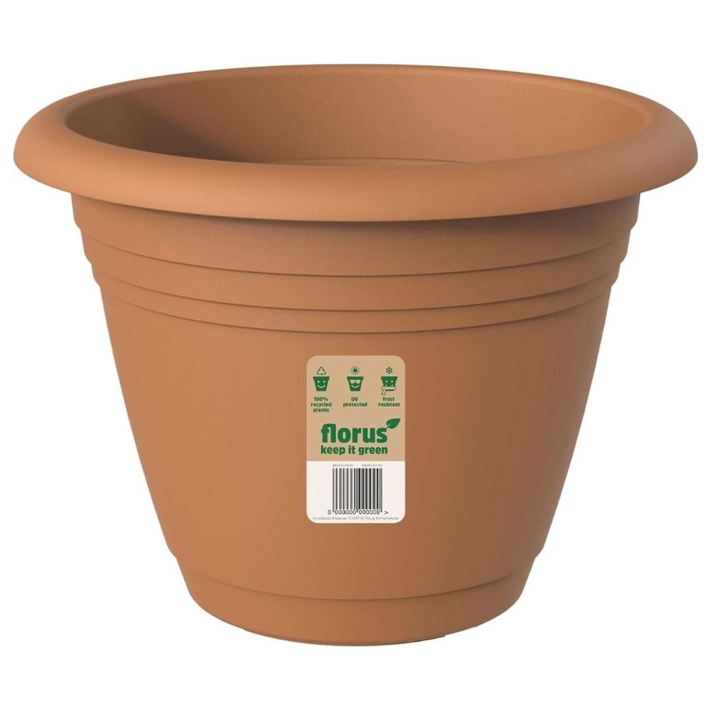 Florus 40cm Mediterran Campana Flower Pot - Terracotta - Old Railway Line Garden Centre