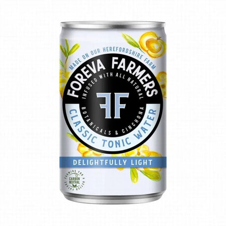 Foreva Farmers 150ml Classic Light Tonic Water Fridge Pack - Old Railway Line Garden Centre