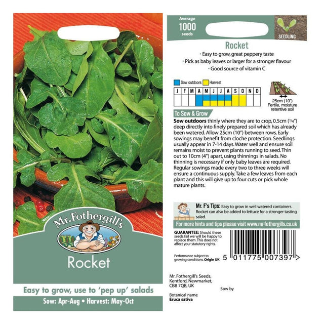 Fothergills Rocket Seeds - Old Railway Line Garden Centre