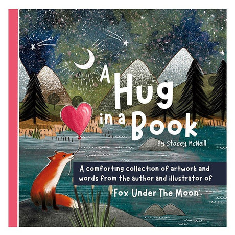 Fox Under The Moon Hug In A Book - Old Railway Line Garden Centre