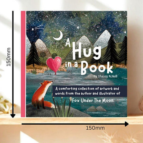 Fox Under The Moon Hug In A Book - Old Railway Line Garden Centre
