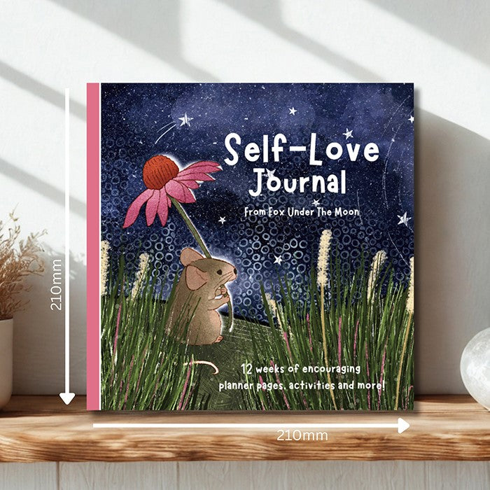 Fox Under The Moon Self Love Journal Paperback Book