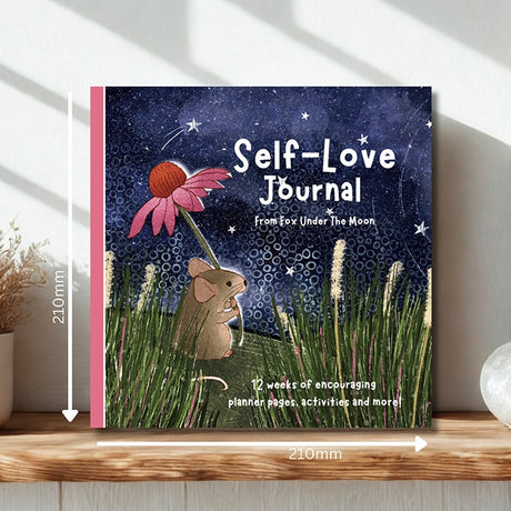 Fox Under The Moon Self Love Journal Paperback Book