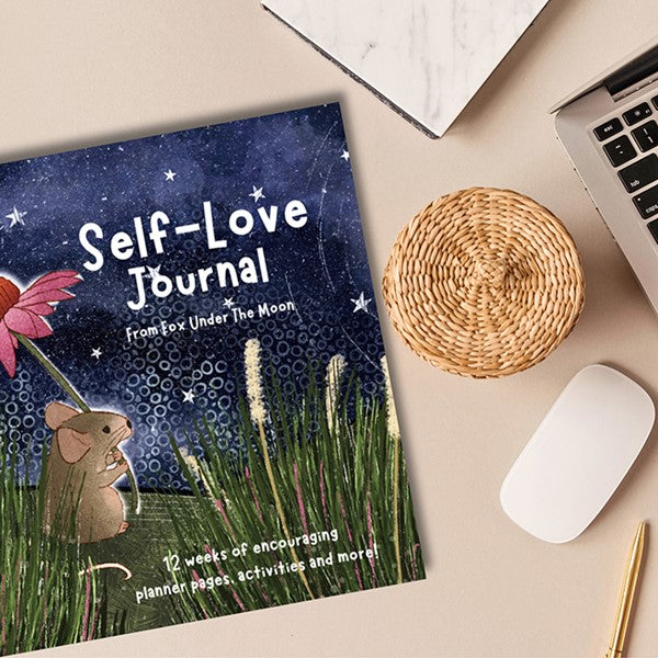 Fox Under The Moon Self Love Journal Paperback Book