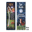 Fox Under the Moon Some Time Silver Bookmark - Old Railway Line Garden Centre