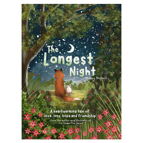 Fox Under The Moon The Longest Night Paperback Book - Old Railway Line Garden Centre