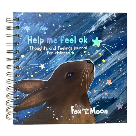 Fox Under The Moon Wiro-Bound Journal: Help Me Feel Ok - Old Railway Line Garden Centre