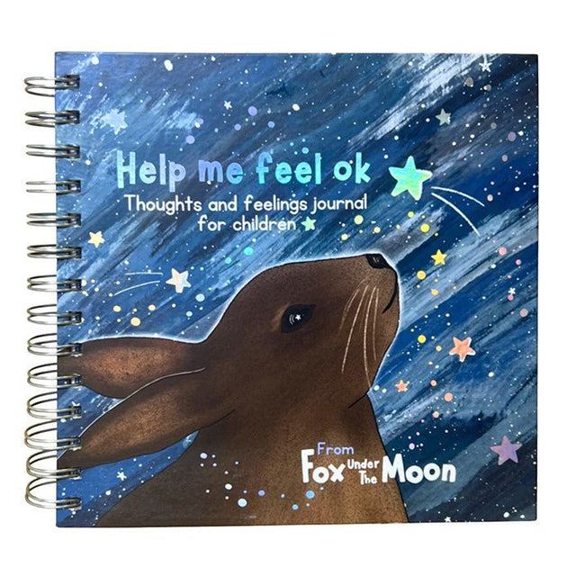 Fox Under The Moon Wiro-Bound Journal: Help Me Feel Ok - Old Railway Line Garden Centre