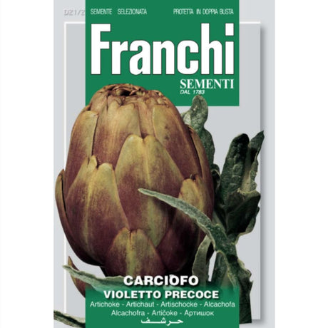 Franchi Sementi Artichoke Violetto Seeds - Old Railway Line Garden Centre