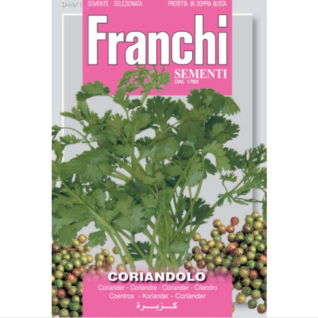 Franchi Sementi Coriander Seeds - Old Railway Line Garden Centre