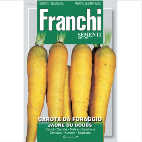 Franchi Sementi Jaune De Doubs Yellow Carrot Seeds - Old Railway Line Garden Centre