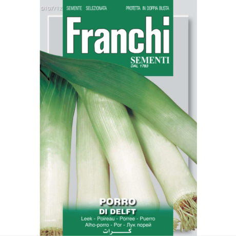 Franchi Sementi Leek Of Delft Seeds - Old Railway Line Garden Centre