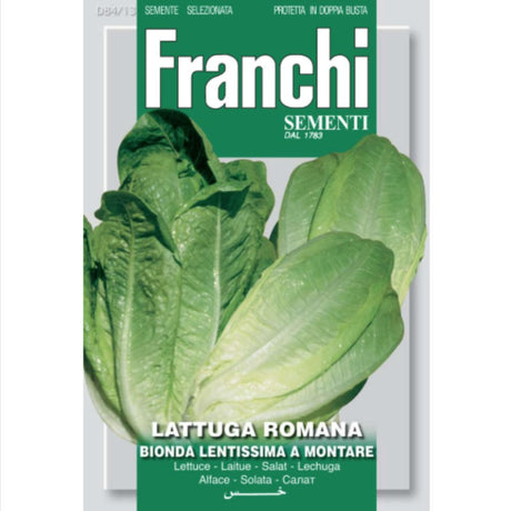 Franchi Sementi Romain Lettuce Lentissima Seeds - Old Railway Line Garden Centre