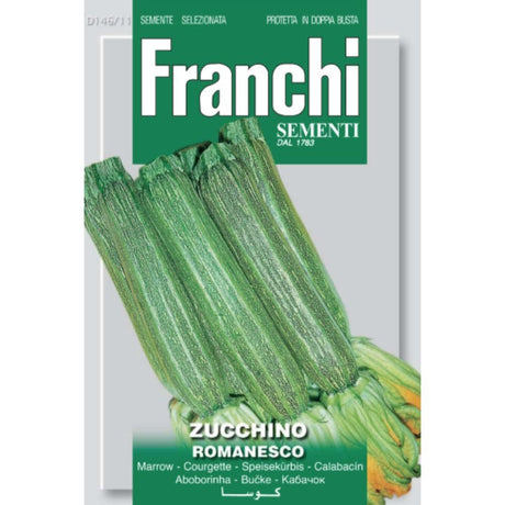 Franchi Sementi Romanseco Courgette Seeds - Old Railway Line Garden Centre