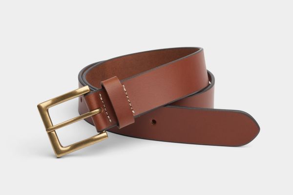 Charles Smith 40mm Tan Leather Jeans Belt - 38" - 30024TNBB38