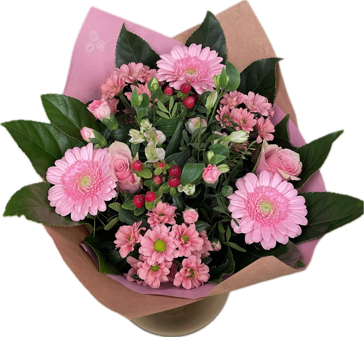 Garden Centre Fresh Pink Large Bouquet - (Click & Collect Only) - Old Railway Line Garden Centre