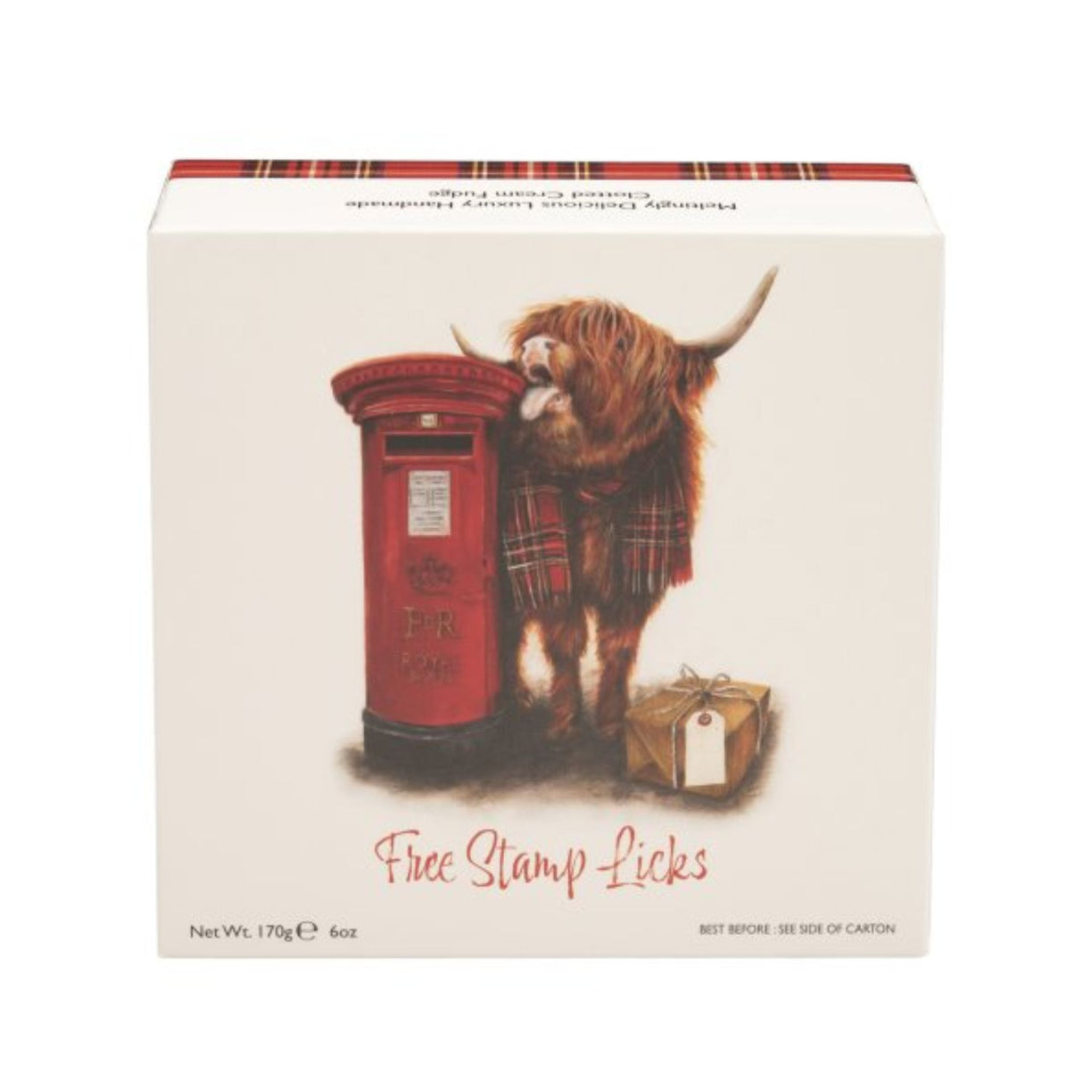 Gardiners of Scotland 170g Free Stamp Licks Carton of Clotted Cream Fudge