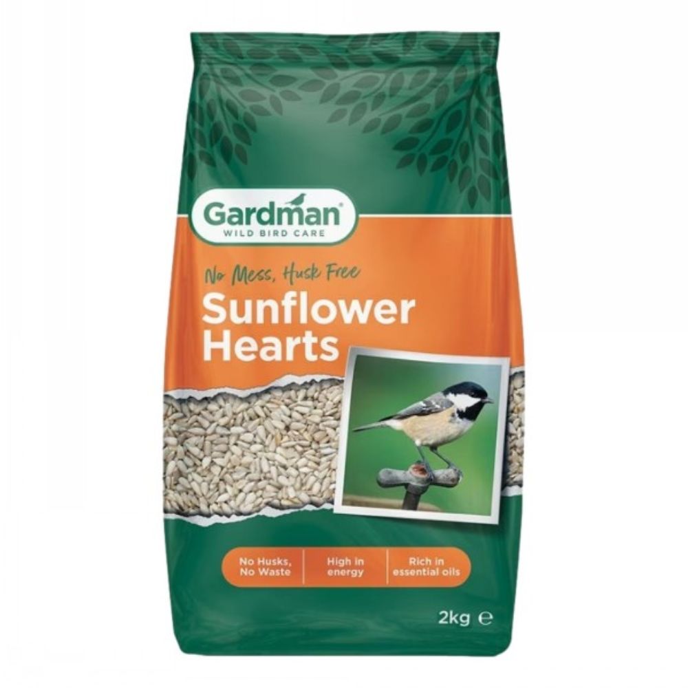 Gardman 2kg Sunflower Hearts Bird Food