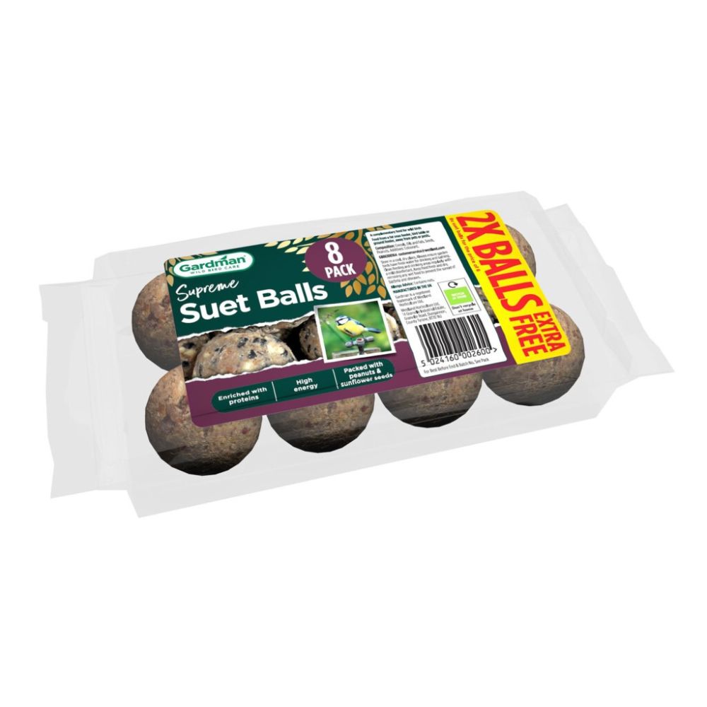 Gardman 8 Pack Supreme Suet Balls