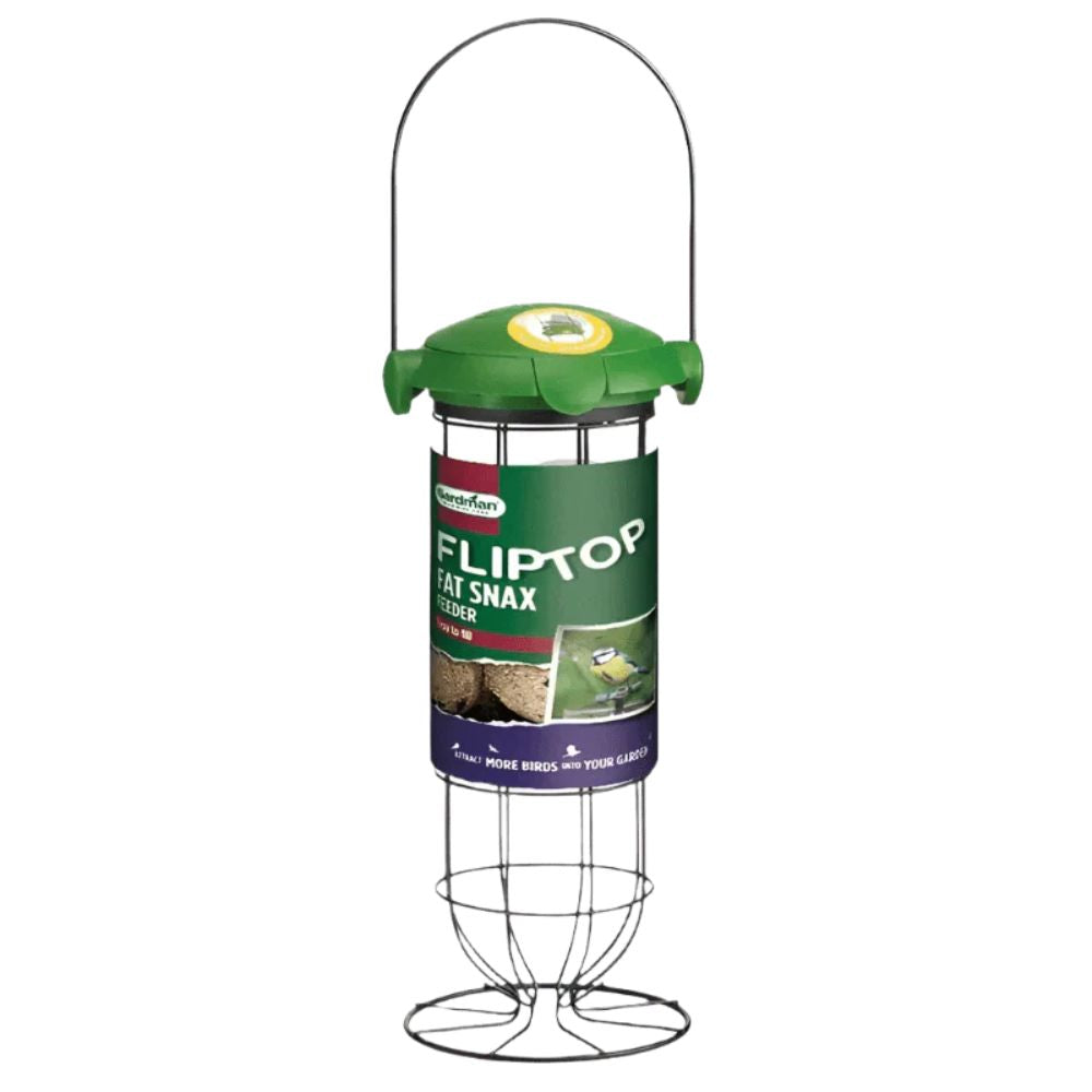 Gardman Wild Bird Flip Top Fat Snax Feeder