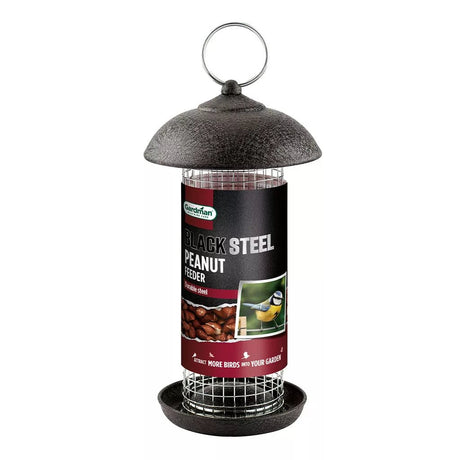 Gardman Wild Bird Black Steel Peanut Feeder - Old Railway Line Garden Centre